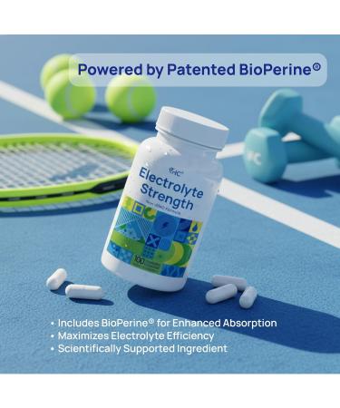 VHC Electrolyte Capsules Max Strength Salt Pills Supplement for Running Endurance Sports Nutrition Electrolytes Pills 1 - Buy Online on GoSupps.com