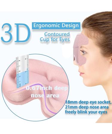 Premium 3D Contoured Eye Mask for Lash Extensions | Sleep Mask for Travel & Aftercare | Ideal for Yoga & Naps - Buy Online on GoSupps.com
