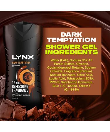 LYNX Dark Temptation Shower Gel 250ml - Buy Online on GoSupps.com