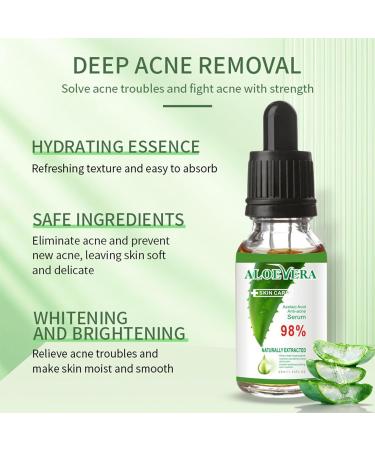Azelaic Acid Balancing Serum Aloe Vera Moisturiser Face Serum Collagen Serum for Face Remove Blackhead Redness Relief and Acne Blemish Control Fade and Repair Dark Spots Skin Moisturizer - Buy Online on GoSupps.com