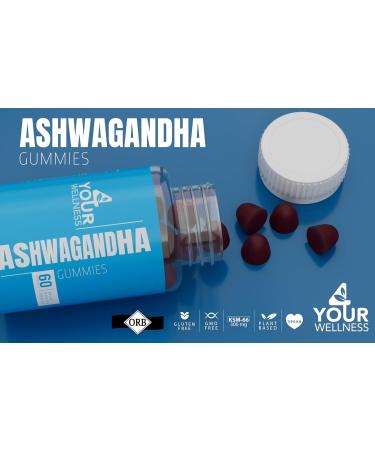 4 Your Wellness 4YWN Nitric Oxide and Ashwagandha Gummies Supplement Bundle Boosting Energy and Restoration Non-GMO Gluten-Free Gelatin Free & Kosher | for Daily Focus Boost - Buy Online on GoSupps.com