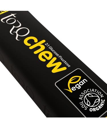 Torq Energy Chew Bars - Pineapple Flavor - High Carb Energy Chews - 31g Carbohydrates - Box of 15 - Buy Online on GoSupps.com