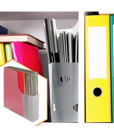 Jutom 6 Pcs Vertical Scrapbook Paper Holder Frosted Scrapbook Storage Organizer 12x12 Paper Storage Organizer Foldable Scrapbook Paper Storage for Cardstock Vinyl Paper Craft Paper File - Buy Online on GoSupps.com