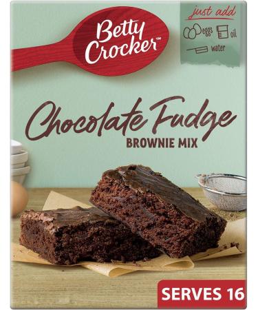 Cake Mix Bundle which Contains Betty Crocker Chocolate Fudge Brownie Mix 415g - Pack of 2 with Grocery List Card - Buy Online on GoSupps.com