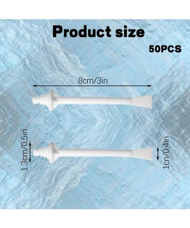 Nuqin 50Pcs 2-in-1 Nose Wax Sticks for Hair Removal - Skin Friendly Double Ended Eyebrow Wax Sticks - Non Toxic Material - Ideal for Beauty Shops or Home Use - Buy Online on GoSupps.com