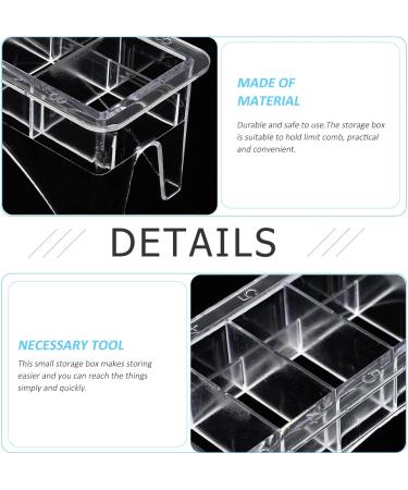 CALLARON Clipper Storage Rack Plastic Guide Comb Storage Box Comb Storage Box Transparent Storage Box Organizer - Buy Online on GoSupps.com