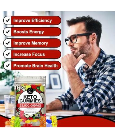 Keto Gummies for Weight Loss - 60 High Strength Enter Ketosis Gummy Bears - Buy Online on GoSupps.com