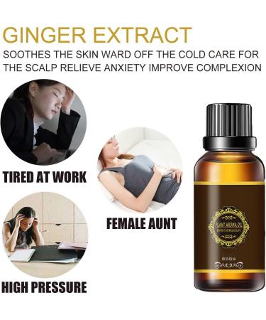 Buy Slimming Ginger Oil - Fat Burning Body Sculpting Oil for Men & Women | Abdominal Massage Cream - Buy Online on GoSupps.com