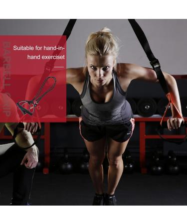 Fitness Exercise Resistance Bands - 2 Pairs with Comfortable Handles for Strength Training Pilates & Gym Workouts - Black 80x12x3cm - Buy Online on GoSupps.com