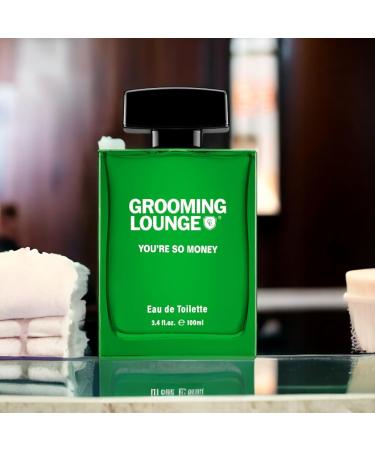 Grooming Lounge Men's Fagrances Eau de Best Perfume for Men - Features Energizing Notes of Lemon Bergamot Cardamom and Patchouli - Travel Size Perfume 3.4oz (You're So Money) - Buy Online on GoSupps.com