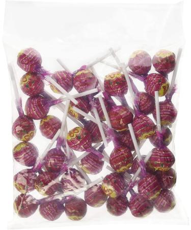 50 Strawberry Flavoured Chupa Chups Lollipops Ideal Home Cupboard Party Game Prizes Pinata's and Party Bag Fillers.