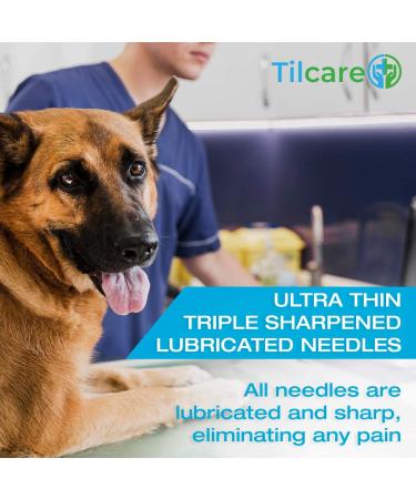 Tilcare U40 Pet Insulin Syringes 29G 0.5cc 12.7mm 100-Pack - Latex-Free Diabetic Syringes - Ultra Fine Sterile Medical Syringe for Diabetes - Buy Online on GoSupps.com