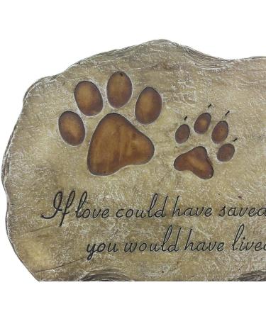 Personalized Dog Memorial Stone | Indoor Outdoor Garden Grave Marker | Loss of Pet Gift - Buy Online on GoSupps.com
