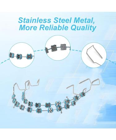 2 PCS Clip on Fake Braces Temporary Fakes Teeth Kit Brackets Dientes - Buy Online on GoSupps.com