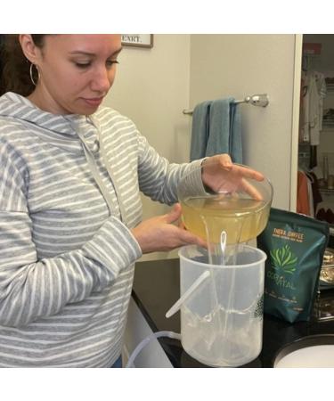 Coffee Enema Kit for Colon Cleansing | Complete Accessories & Organic Detox | Gerson Recommended Enema Bucket Kit - Buy Online on GoSupps.com