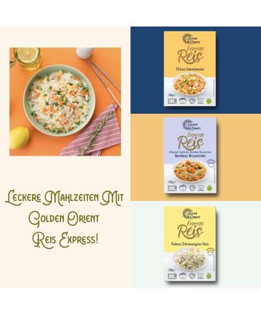 Golden Orient 6 Series Tasting Package | 3 Rice & 3 Curry Dishes - 6 x 250g Advantage | International Shipping Available - Buy Online on GoSupps.com