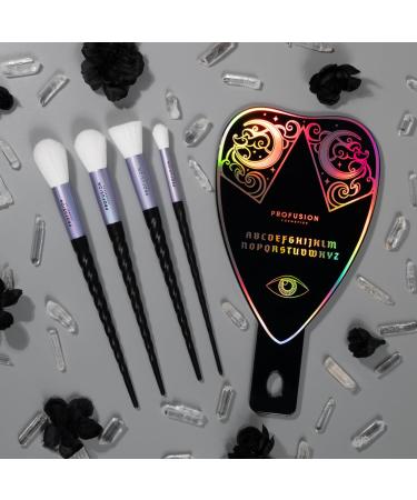 Profusion Cosmetics Rituals Altar Face & Eye Set Brushes | Premium Cruelty-Free Beauty Tools for Haunting Looks - Buy Online on GoSupps.com
