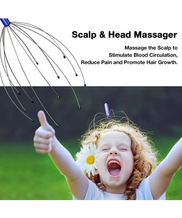 Handheld Scalp Massager - 2 Pack for Deep Relaxation and Stress Relief - Buy Online on GoSupps.com
