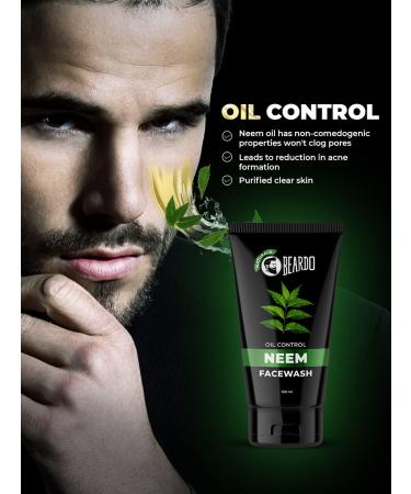 Neem Face Wash for Oil Control - 100ml | Refreshing Natural Cleanser for Oily Skin - Shop Now - Buy Online on GoSupps.com