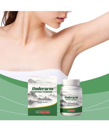  Generisch Antiperspirant powder 50g absorbs perspiration for underarms against sweating in hot weather suitable for women men travel business conferences - Buy Online on GoSupps.com