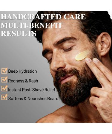 ICIKOL Beef Tallow Honey Balm Grass-Fed Tallow Moisturizer for Face & Beard Deep Hydration Cream with Bergamot Scent Handmade Natural After Shave Care for Men 2.1 oz - Buy Online on GoSupps.com