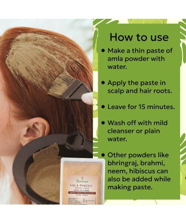 Yauvanya Pure Amla (Indian Gooseberry) Powder for Hair 3X100 gms - Buy Online on GoSupps.com