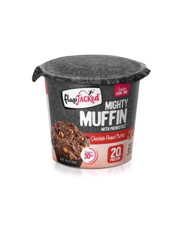 FlapJacked Mighty Muffins, Gluten-Free Chocolate Peanut Butter, 1.94 Ounce (Pack of 12) Chocolate Peanut Butter 1.94 Ounce (Pack of 12)