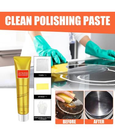 Raturv Metal Polish Cream Raturv Chrome Polish Metal Polish Cream Metal Polishing Paste Chrome Polish and Rust Remover Metal Polish Cream for Stainless Steel Scratch Remover (9PCS) - Buy Online on GoSupps.com
