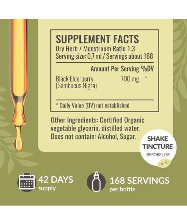 HERBAMAMA Black Elderberry and Goldenseal Kit - Bundle of Elderberry Extract Tincture & 700mg Goldenseal Root Capsules - Vegan Non-GMO Sugar & Gelatin-Free - 2 Pack - Buy Online on GoSupps.com