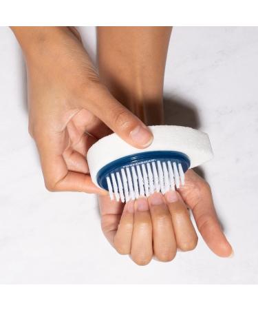 Tweezerman Evening Blue Nail Brush & Callus Remover - Premium Quality Beauty Tool | International Shipping Available - Buy Online on GoSupps.com