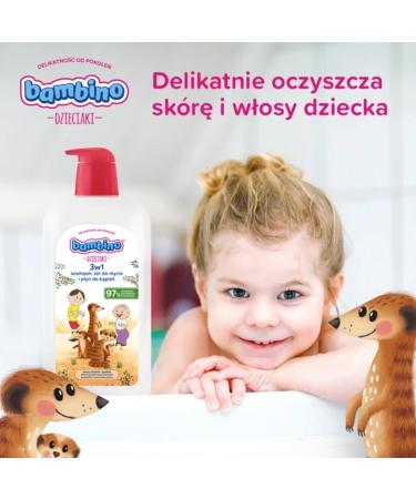 Beiersdorf AG Bambino Children 3in1 shampoo shower gel & bath Meerkat 1000 ml - Buy Online on GoSupps.com