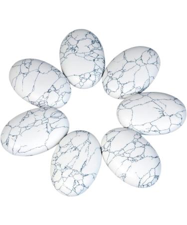 Buy MookaiTedecor White Turquoise Drumstone - Energy Healing Crystal for Reiki & Home Decor - International Shipping - Buy Online on GoSupps.com