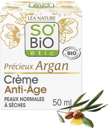 SO'BiO tic Pr cieux Argan Cosmebio Anti-Aging Day Cream 50 ml - Buy Online on GoSupps.com