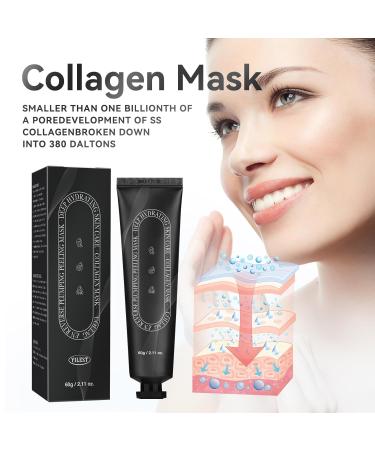 Collagen Peel Off Mask - Korean Hydrolyzed Collagen Face Mask | Anti-Aging & Skin Care 60ml - Buy Online on GoSupps.com