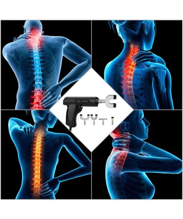 Electrical Spine Massager - 4 Head Chiropractic Device for Pain Relief & Adjustment - Buy Online on GoSupps.com