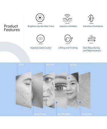 Elitzia 3 in 1 Beauty Facial Eye Skin Care Tools Remove Dark Circles Eye Muscle Relax Facial Lift Wrinkle Remove Professional Skin Care Facial Beauty Device with 4 Energy Levels ETCH092(Light Blue) - Buy Online on GoSupps.com