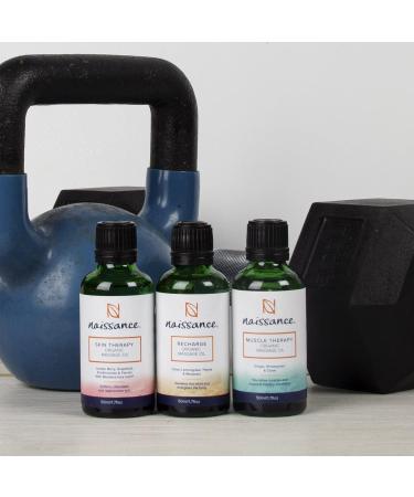 Naissance Recovery Box Gift Set | Organic Vegan Massage Oils for Sports Therapy & Joint Relief - Buy Online on GoSupps.com