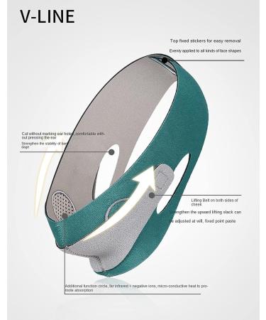 V Line Face Slimming Strap | Double Chin Reducer Chin Strap for Men and Women | Skin Tightening and Sagging Prevention (Pink) - Buy Online on GoSupps.com