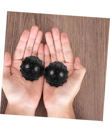 Gatuida 3-St Massage Ball Set | Lacrosse & Rattan Yoga Balls | Black Massage Roller & Peanut Massager for Muscle Relief - Buy Online on GoSupps.com