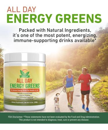 IVL - All Day Energy Greens - Supplement Powder Mix Drink Greens Powder Superfood - Super Greens Blend for Optimal Nutrition Energy & Digestion Green Juice Superfood Boost Original Flavor - Buy Online on GoSupps.com