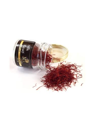 Silk Road Saffron Organic Premium Grade A Afghan Saffron, Ranked #1 in the world, From our farm to your kitchen  1 Gram (Pack of 1)