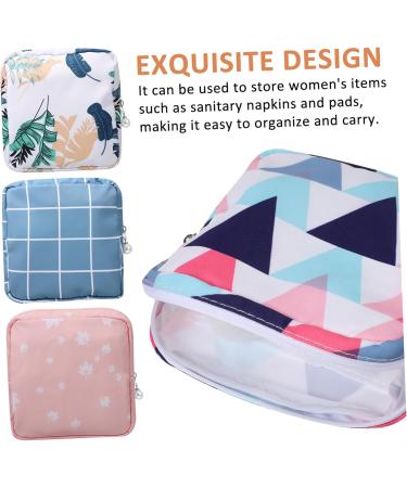 Coolhiya 4-Pack Women's Storage Bags for Menstrual Pads & Travel Cosmetics - Washable Cotton - Buy Online on GoSupps.com
