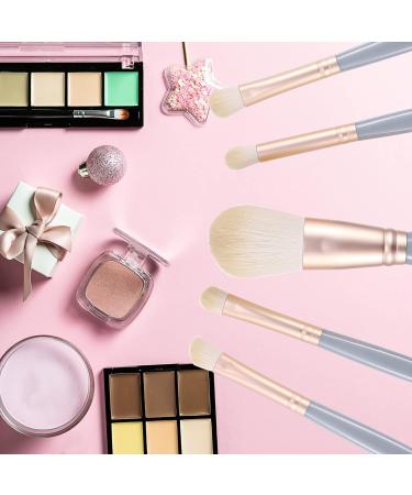 VOCOSTE Sky Blue Makeup Brush Kit - Travel Retractable Angled Eye Smudge & Defining Brushes Highlight Brush Perfect for International Shipping - Buy Online on GoSupps.com