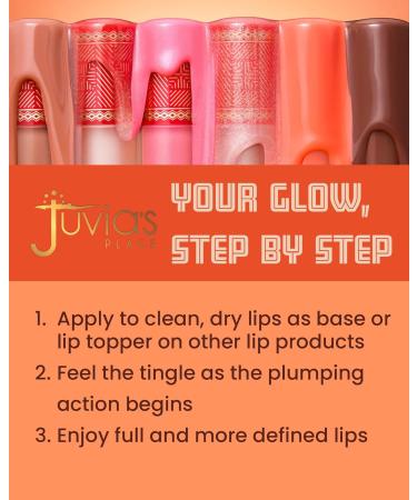 Juvia's Place Beautiful Big Lip Plumper - Sprinkle | Clear Shimmer Gloss for a Fun Glistening Look & Defined Lips | Plumping Hydrating & High-Shine Formula | Long-Lasting Non-Sticky Lip Gloss - Buy Online on GoSupps.com