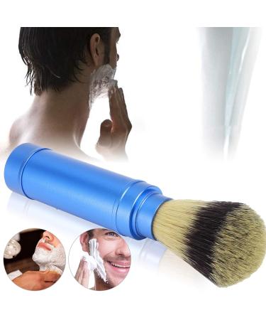 Portable Beard Brush for Men | Travel-Friendly Facial Foam Shaving Brush | Compact Soft & Skin-Friendly Grooming Tool - Buy Online on GoSupps.com