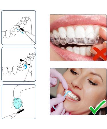 DHWEKU 6PC Aligner Removal Tool Set - Invisible Tooth Remover & Cleaner for Braces | Oral Care with 3 Cleaning Brushes - Buy Online on GoSupps.com