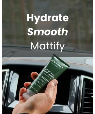 ManCave Natural Caffeine Moisturiser 100ml Helps Reduce Signs of Fatigue with UV Absorbers Suitable for all Skin Types Dermatologically Tested Vegan Made in England Single Pack - Buy Online on GoSupps.com