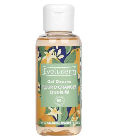 Evoluderm Evoluderm Sunny Orange Blossom Shower Gel 96% Natural Origin 100 ml Made in France