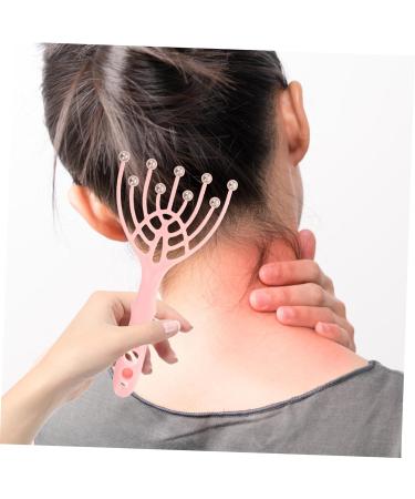 Frcolor Head Massage Device - Multi-Purpose Scalp Washer & Shampoo Massage Brush - Pink - Ultimate Hair & Scalp Spa Experience - Buy Online on GoSupps.com