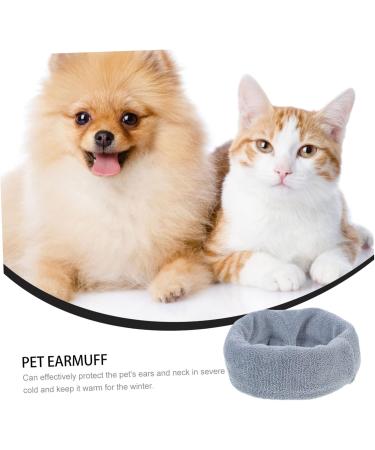 FRCOLOR for Earmuff Puppy Lint Supply Accessory Snood Comfortable Pet Dog Pets Portable Elastic Warm M Grey - Buy Online on GoSupps.com